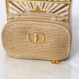 Dior Gold Sparkle Cosmetic Case